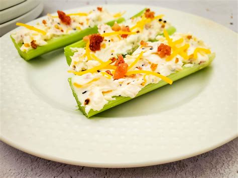 Bacon and Cream Cheese Stuffed Celery - It Is a Keeper