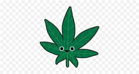 Smoking Weed Stickers - Transparent Weed Leaf Png Emoji,Emoji Weed ...