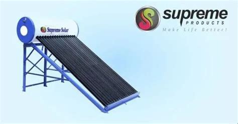 10 1800mm Supreme Solar water heater, Rs 12000 /100 ltr Solar Max | ID: 22195667897