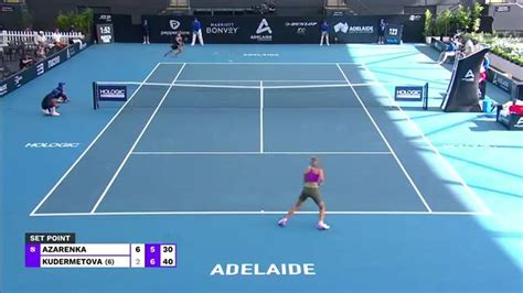 Veronika Kudermetova vs Victoria Azarenka - Highlights | WTA Adelaide ...