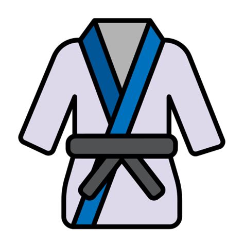 Taekwondo Generic Outline Color icon