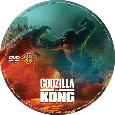 Godzilla vs Kong Custom Blu-Ray label - DVDcover.Com