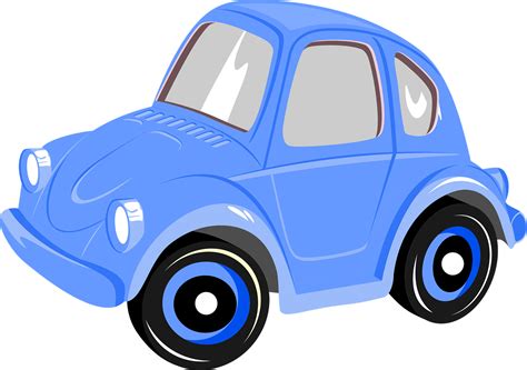 Download Car, Cartoon Car, Blue Car. Royalty-Free Vector Graphic - Pixabay