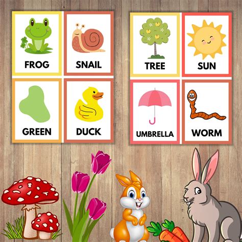 Spring Vocabulary Cards Flashcards Spring Vocabulary - vrogue.co