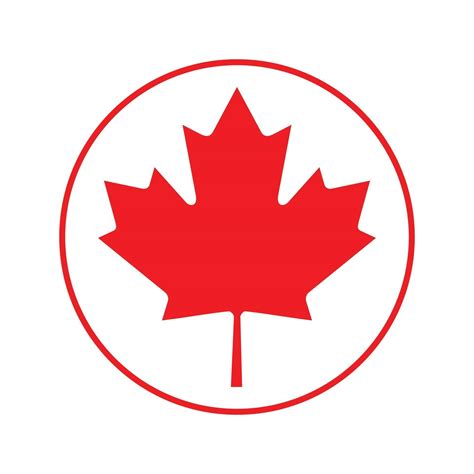 Canada flag icon vector isolate print illustration 1925412 Vector Art at Vecteezy