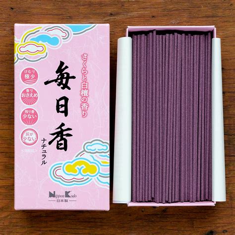 Mainichi-koh Cherry Blossom and Sandalwood Japanese Incense - Glorian