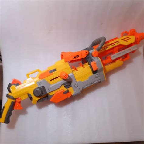 NERF N-STRIKE VULCAN EBF-25 Dart Blaster machine gun only toy no ammo yellow $44.00 - PicClick