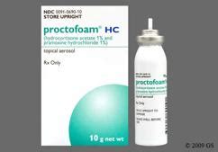 white - Proctofoam HC 1%-1% Rectal Foam