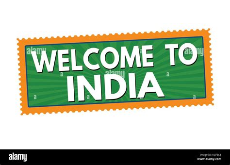 Welcome To India High Resolution Stock Photography and Images - Alamy