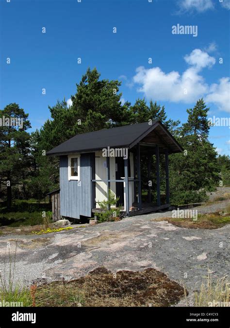 Scandinavia Finland The Turku Archipelago. Nagu or Nauvo island wooden ...