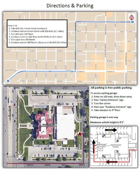 Directions, Parking, and Maps - Provo Library