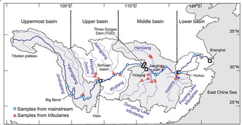 World Map Yangtze River