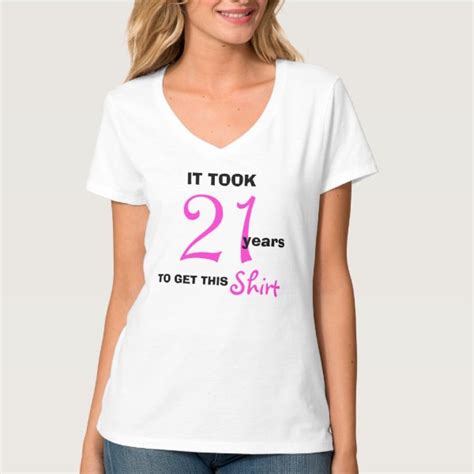 Funny 21st Birthday T-Shirts & Shirt Designs | Zazzle UK