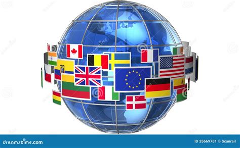 Flags Globe Stock Footage & Videos - 194 Stock Videos