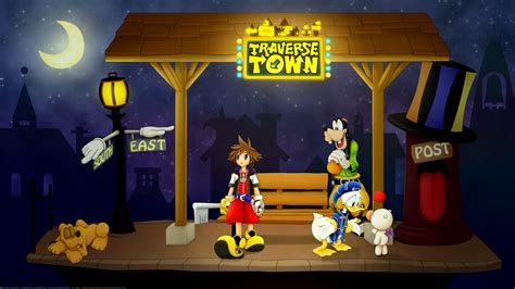 Traverse Town | Kingdom hearts, Kingdom hearts characters, Fan art