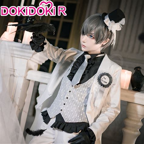 【In Stock】DokiDoki-R Anime Black Butler Cosplay Kuroshitsuji Ciel / El ...