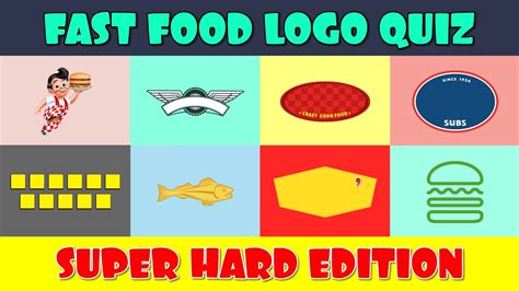 🍟 Guess the Fast Food Logo Quiz 🍔 HARD edition 🥤 - YouTube