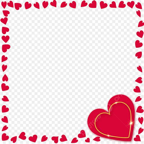 Happy Valentine Day Vector Art PNG, Happy Valentine Day Frame, Text ...