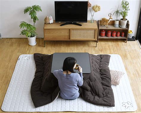 The Japanese Heated Kotatsu Table Has Everything You Need To Eat, Work ...