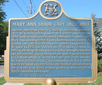 Mary Ann Shadd Cary - Women In History Ohio