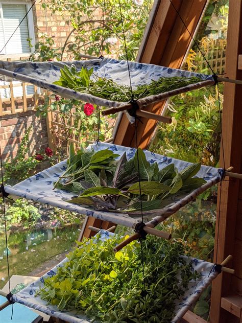 DIY Herb Drying Rack | Interior design crafts, Herb drying racks ...