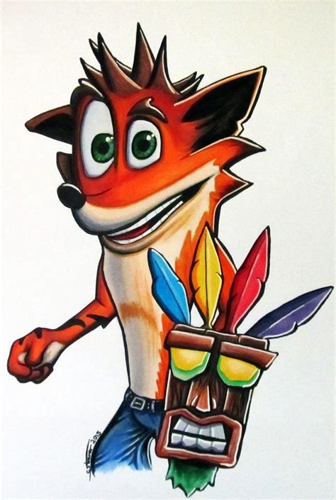 Crash Bandicoot Drawing by LethalChris on DeviantArt