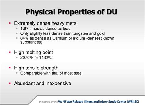 PPT - Depleted Uranium Exposure Myths, Facts, and What You Need to Know to Talk to Your Patients ...