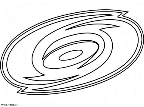 Carolina Hurricanes Logo coloring page