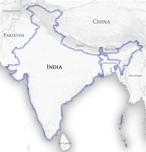 File:India and Neighbouring Countries Map (official borders).png - Wikimedia Commons