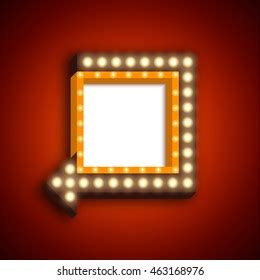 3d Retro Neon Sign Neon Arrow Stock Illustration 463168976 | Shutterstock