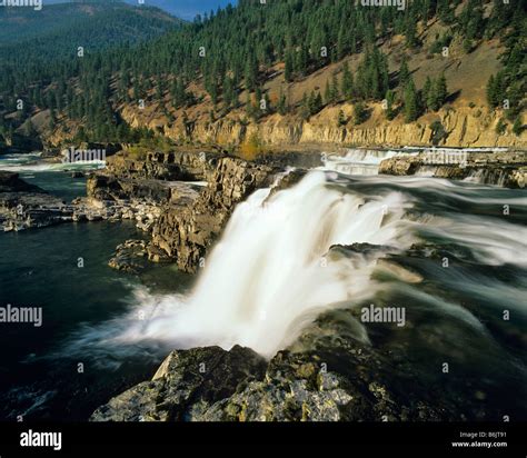 Kootenai Falls near Libby Montana on the Kootenai River Stock Photo - Alamy