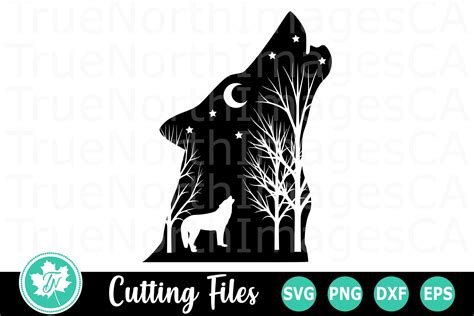 Prints Animal svg vector silhouette Digital Download Wolf Family svg ...