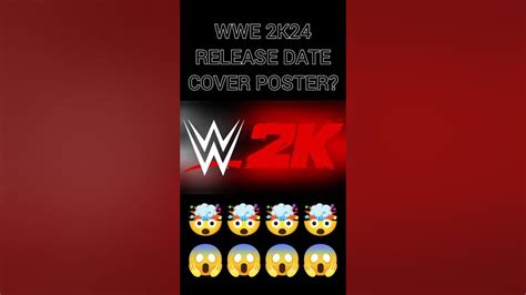 WWE 2k24 Release Date! Cover Poster 😱 #shorts - YouTube