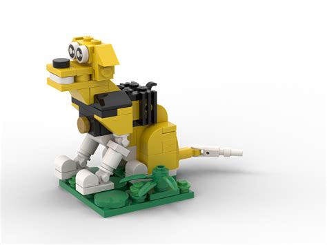 LEGO MOC Happy Dog ( in harness ) by Mecesoo | Rebrickable - Build with ...