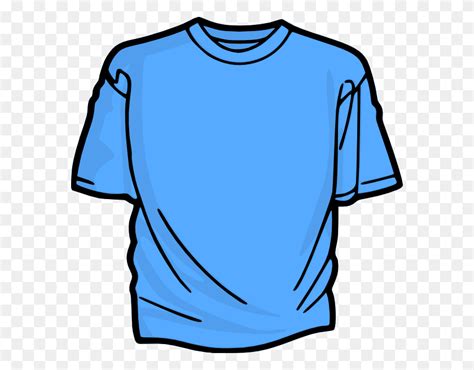 Blank T Shirt Light Blue Clip Art - Tee Shirt Clip Art - FlyClipart