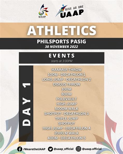 The LaSallian on Twitter: "SPORTS: The Athletics Championships will be back for #UAAPSeason85 ...