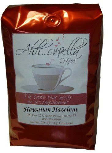 Ahh..Cupella Premium Gourmet Hawaiian Hazelnut Flavored Ground Coffee ...