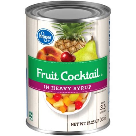 Kroger® Canned Fruit Cocktail in Heavy Syrup, 15.25 oz - Kroger