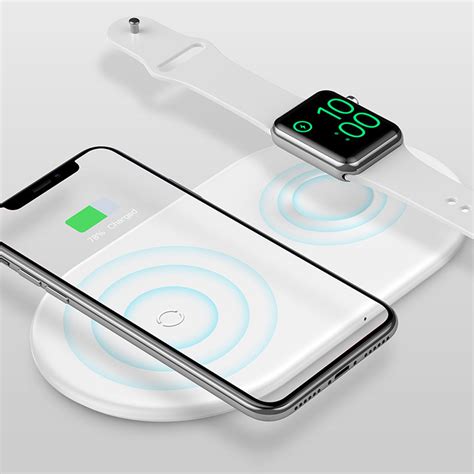 Baseus Fast Wireless Charging Pad for Apple Watch / iPhone