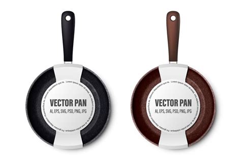 Frying Pan. Vector Set. (2167600)