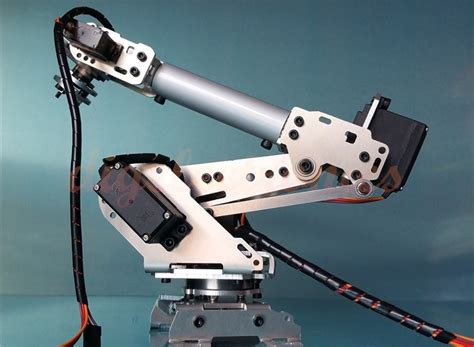 6 Axis Mechanical Aluminium Robot Arm with Bearings | LK-Tronics