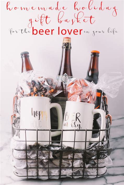 homemade holiday beer gift basket - plays well with butter