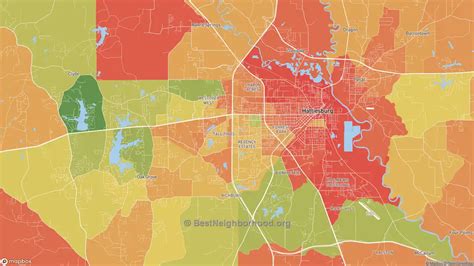 The Best Neighborhoods in Hattiesburg, MS by Home Value | BestNeighborhood.org