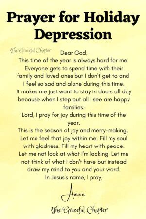 11 Good Prayers For Depression - The Graceful Chapter