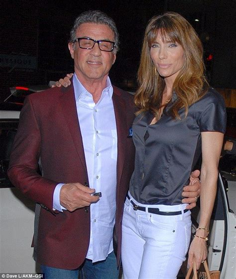 Sylvester Stallone, 68, and wife Jennifer, 46, still look very in love | Sylvester stallone ...