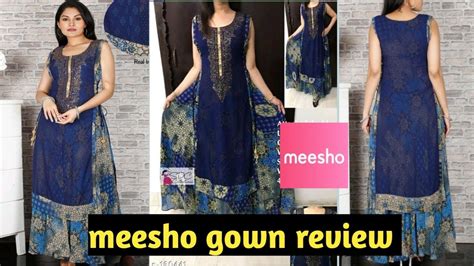 Meesho gown review| meesho party wear dress | meesho long gown review ...