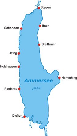 Ammersee - Info zu Hotels, Restaurants, Pensionen, Ferienwohnungen & Urlaub am Ammersee