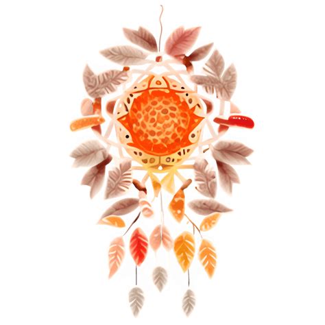 Abstract Autumn Mandala Clipart · Creative Fabrica