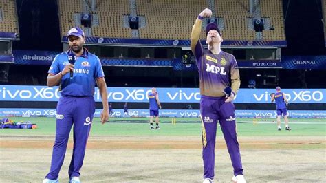 MI vs KKR IPL 2021 Toss: Unchanged Kolkata elect to bowl; Rohit in ...