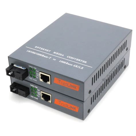 Ethernet Optical Fiber Converter (Pair) - Audiophonics